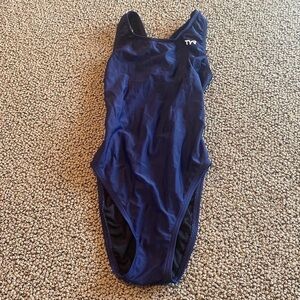 TYR, Navy Blue, Women’s Size 30, one Pierce Bathing Suit — Great Condition
